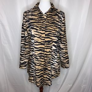 Chico's Tiger Print Tunic, Size 0 (Small)